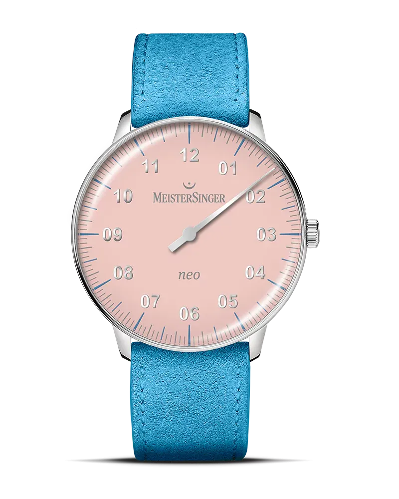MeisterSinger Neo Special - Hellrot, 36mm, Automatikwerk Damenuhr S-NES921S Rot