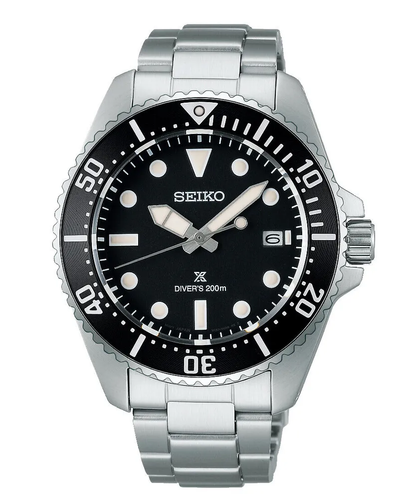 Seiko Prospex Solar Divers Herrenuhr SNE597P1 Schwarz