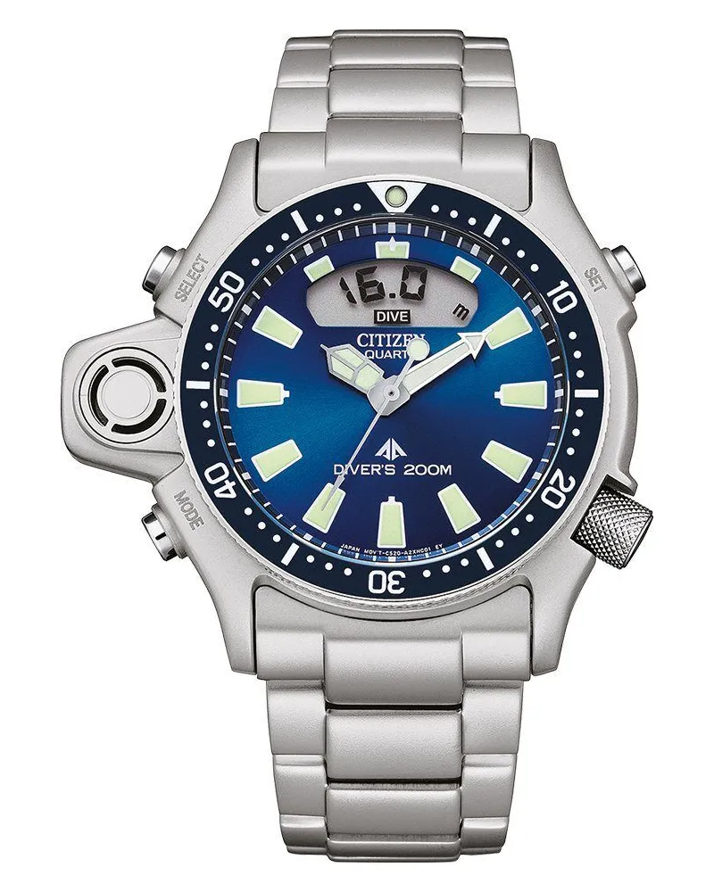 Citizen Promaster Aqualand Taucheruhr Herrenuhr JP2000-67L Blau