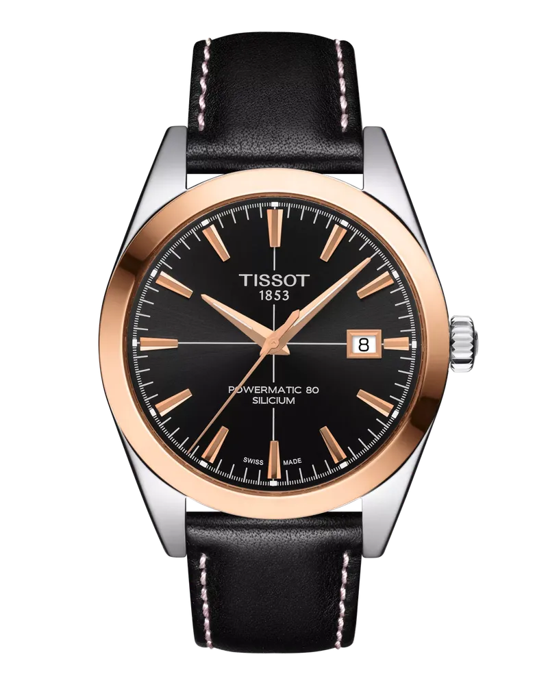 Tissot Gentleman Powermatic 80 Herrenuhr T927.407.46.051.00 Schwarz