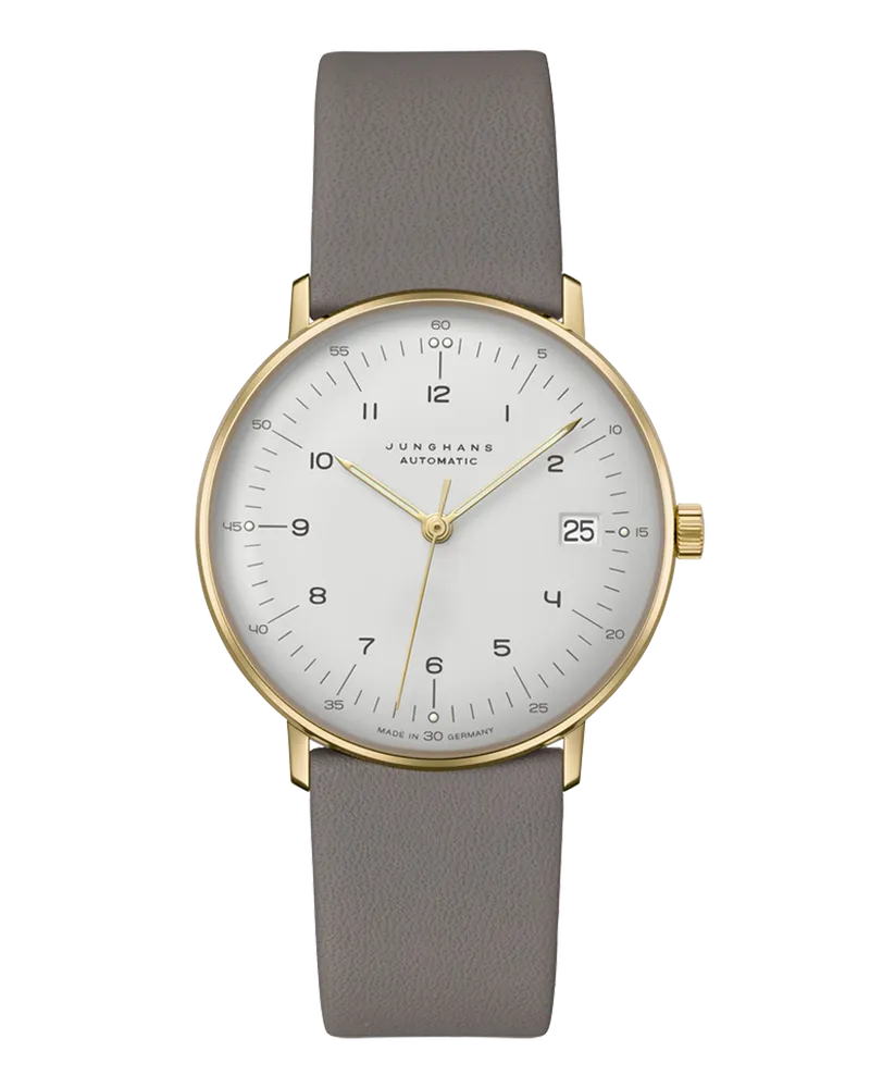 Junghans max bill Kleine Automatic 027/7108.02 Damenuhr Weiß