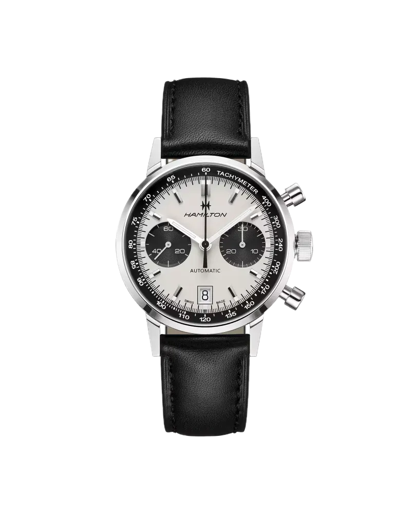 HAMILTON Intra-Matic Automatik Chrono H38416711 Herrenuhr Weiß