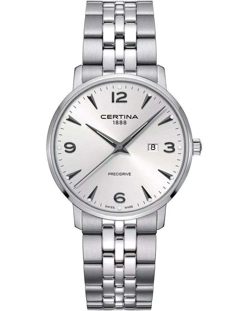 Certina DS Caimano Quarz Herrenuhr C035.410.11.037.00 Silber