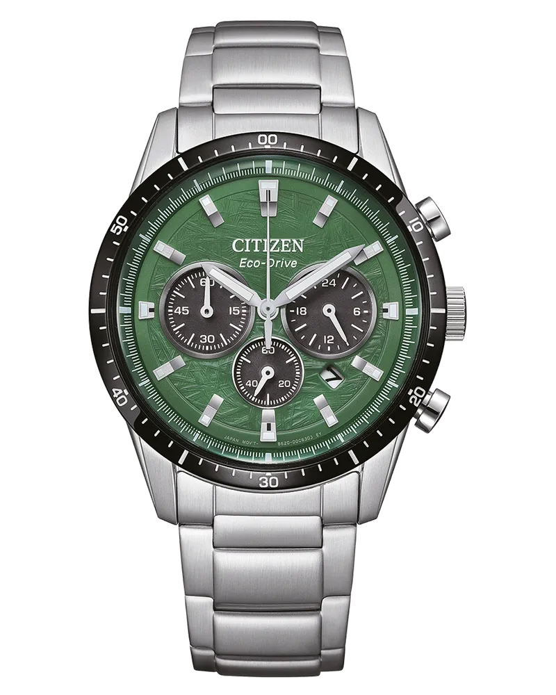 Citizen Eco-Drive Chronograph Grün Herrenuhr CA4624-56X Grün