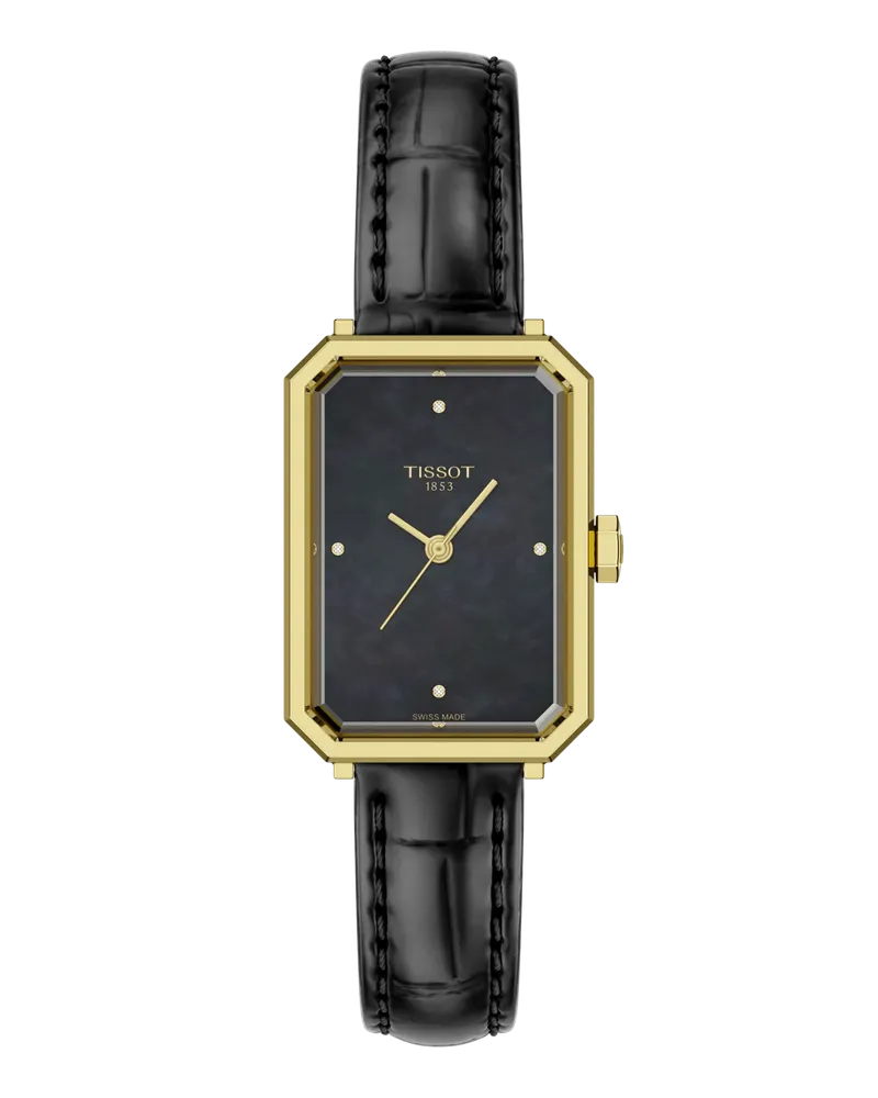 Tissot T-Lady SRV schwarz Damenuhr T160.110.36.126.00 Perlmutt