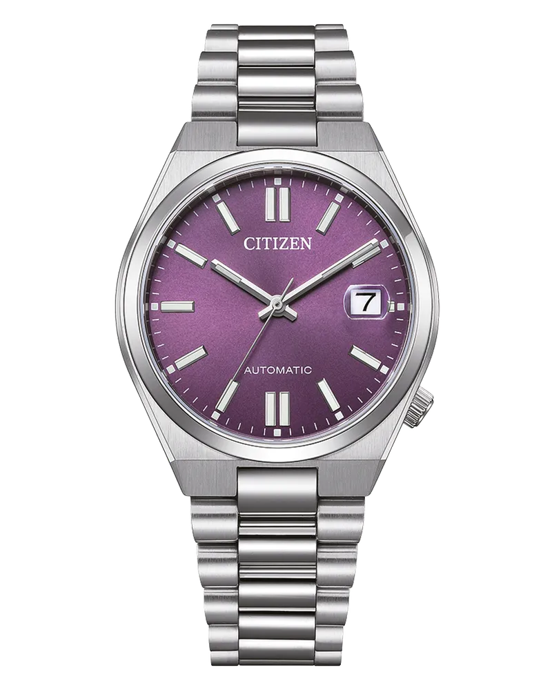 Citizen Tsuyosa Automatik (37 mm) Lila Zifferblatt Herrenuhr NJ0200-50W Lila