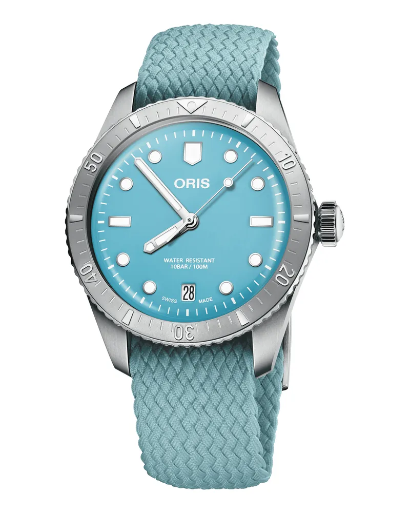 ORIS Divers Sixty‑Five Cotton Candy 38mm Edelstahl Grün Unisexuhr 01 733 7771 4055-07 3 19 02S Grün