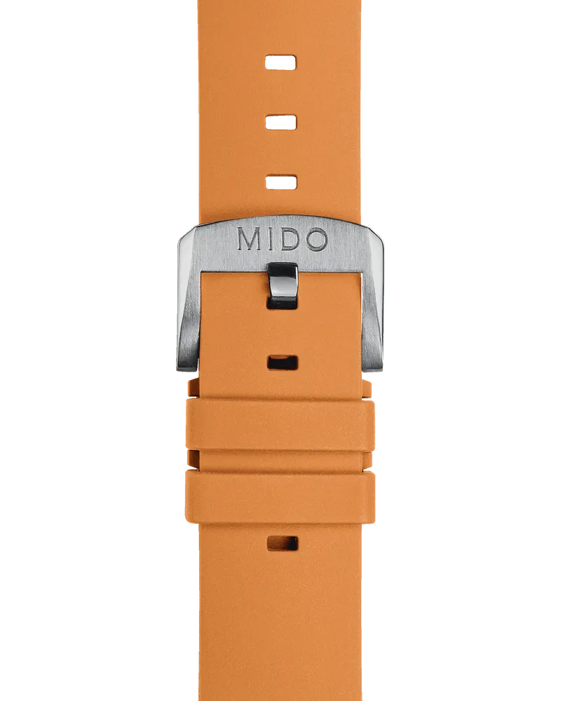 Mido TV Ersatzarmband Kautschuk Orange 22 mm M852018730 