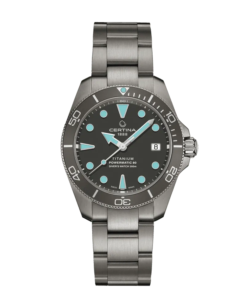 Certina DS Action Diver 38mm Herrenuhr C032.807.44.081.00 Grau