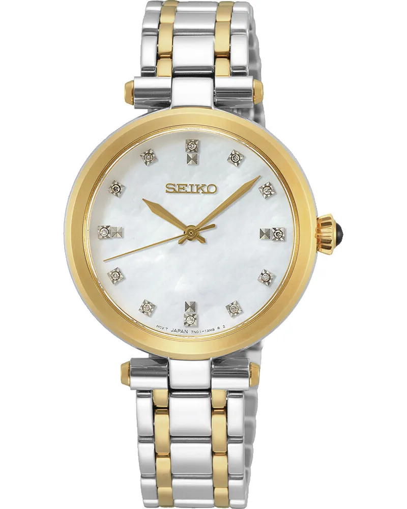 Seiko Quarzuhr SRZ532P1 Damenuhr Perlmutt
