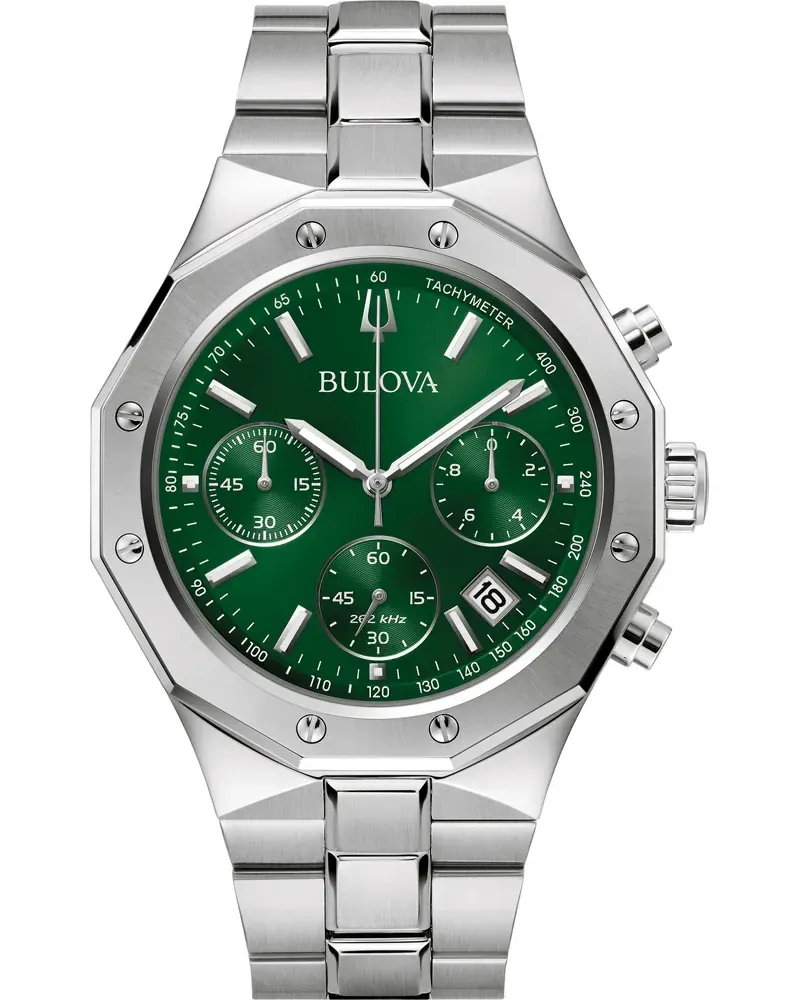 BULOVA Herrenuhr 96B409 MISC Grün