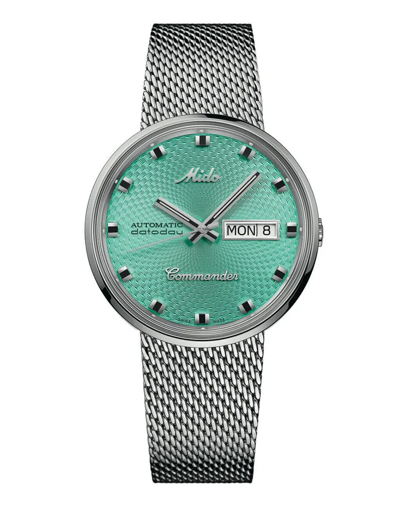 Mido Commander Automatik Herrenuhr M8429.4.25.11 Türkis