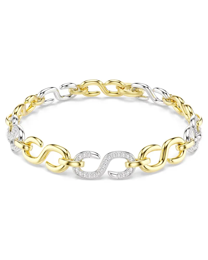 Swarovski Dextera Armband Rundschliff, Weiß, Metallmix 