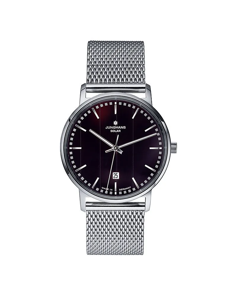 Junghans Milano Solar 014/4061.44 Herrenuhr Schwarz