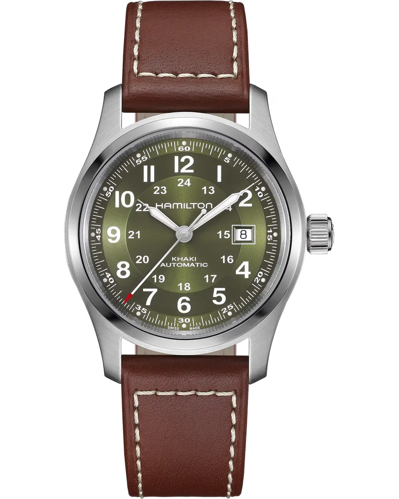 HAMILTON Khaki Field  Auto H70605560 Blau