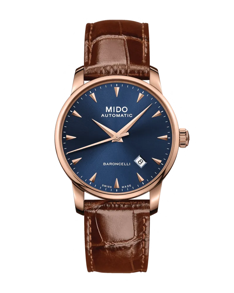 Mido Baroncelli II Herrenuhr M86003158 Blau