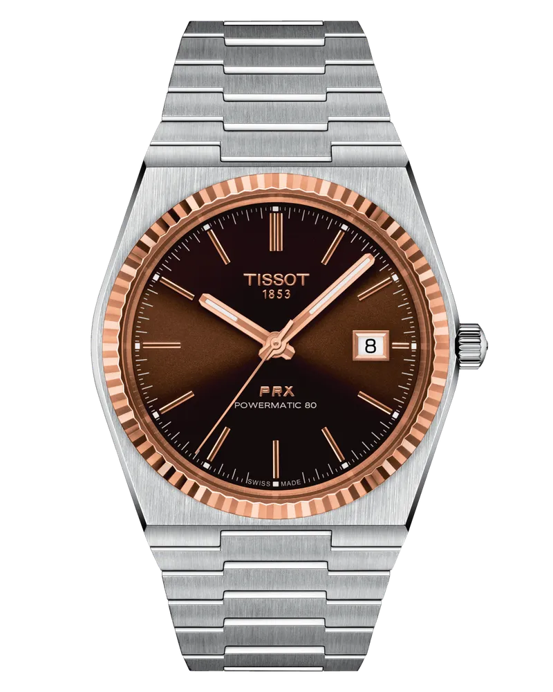 Tissot PRX Herrenuhr T931.407.41.291.00 Braun