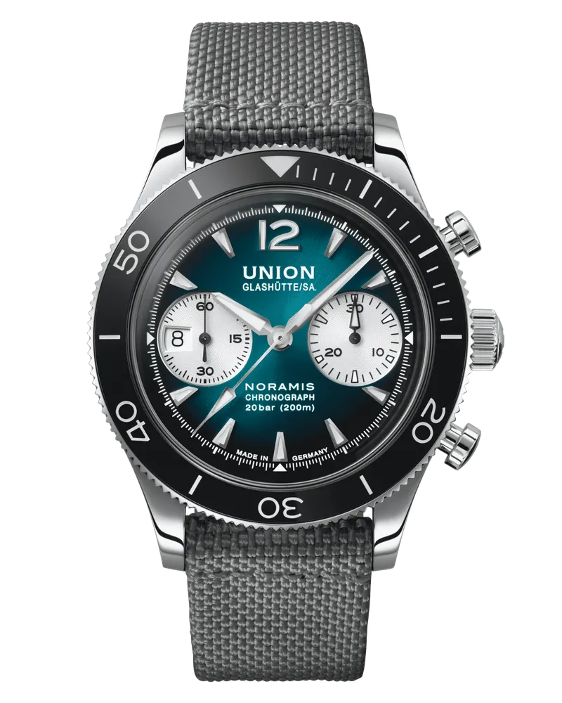 Union Glashütte Noramis Chronograph Sport Herrenuhr D012.927.18.097.00 Blau
