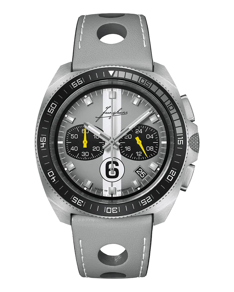 Junghans 1972 Chronoscope Sports Edition 2024 Herrenuhr  41/4468.00 Grau