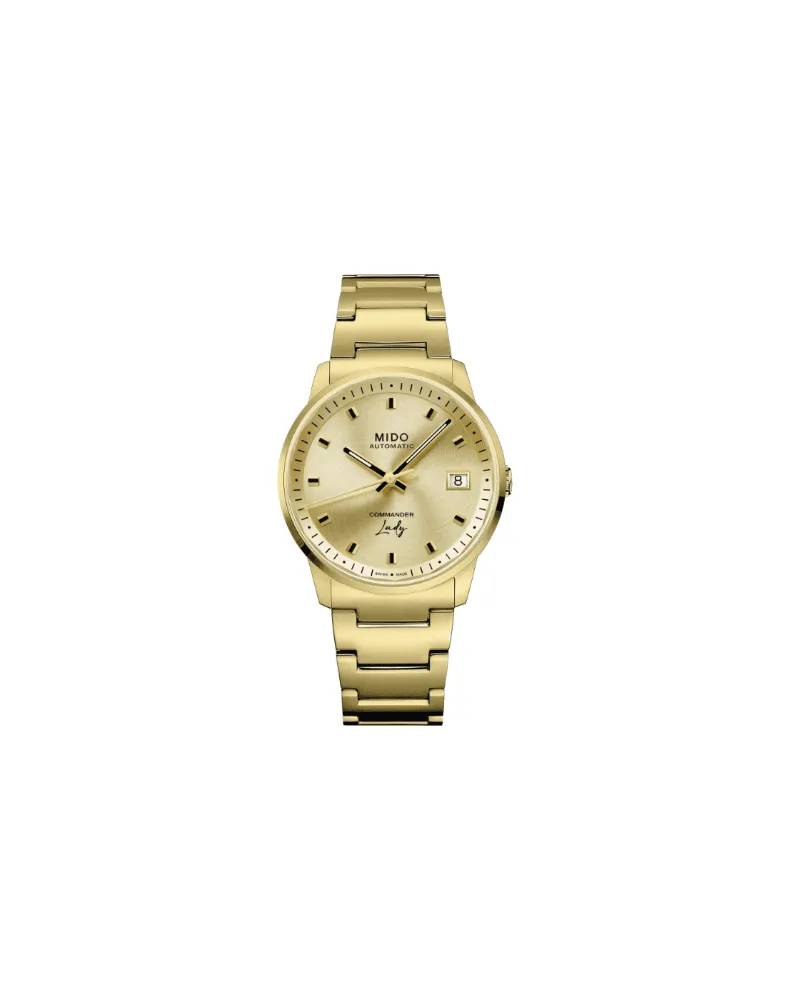 Mido Commander Lady Automatik Damenuhr M021.207.33.021.00 Gold