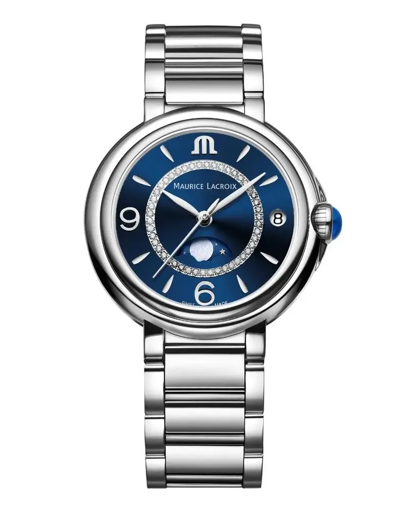 Maurice Lacroix Fiaba 3 Hands Damenuhr FA1084-SS002-420-1 Blau