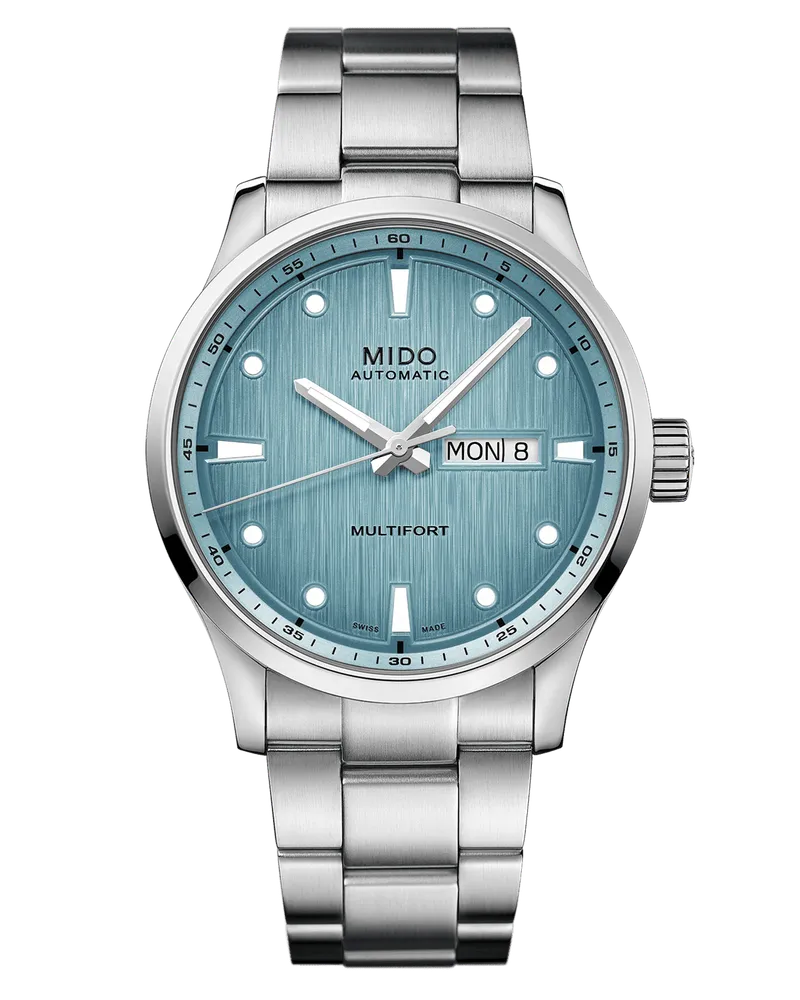 Mido Multifort M Freeze Eisblau Herrenuhr M038.430.11.041.00 Blau