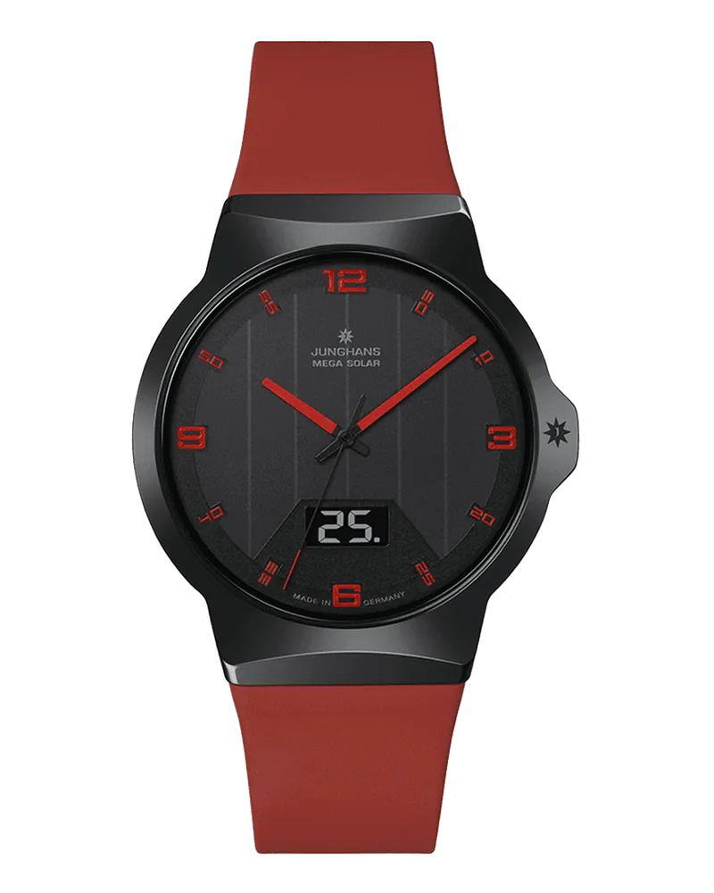 Junghans Force Mega Solar Herrenuhr 18/1402.00 Grau