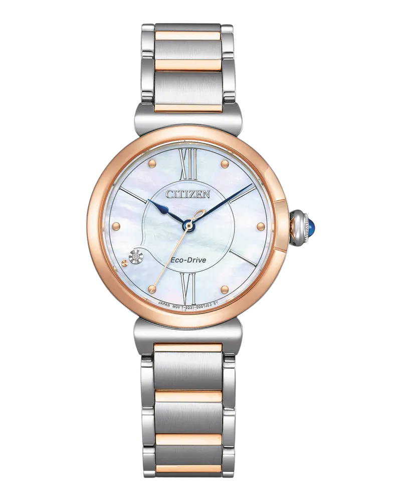 Citizen Eco-Drive Damenuhr Damenuhr EM1074-82D Perlmutt