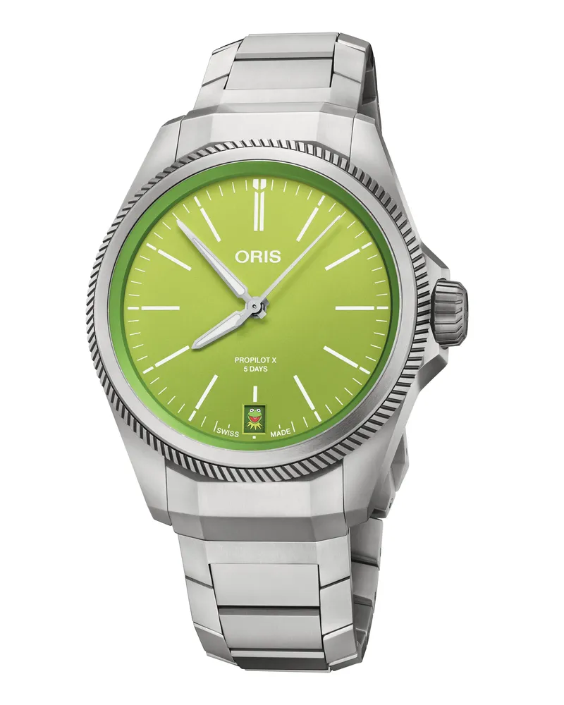 ORIS Propilot X Kermit Edition Unisexuhr 01 400 7778 7157 Grün