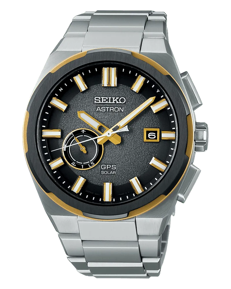 Seiko Seiko Astron GPS Solar Chronograph Herrenuhr SSJ026J1 Grau