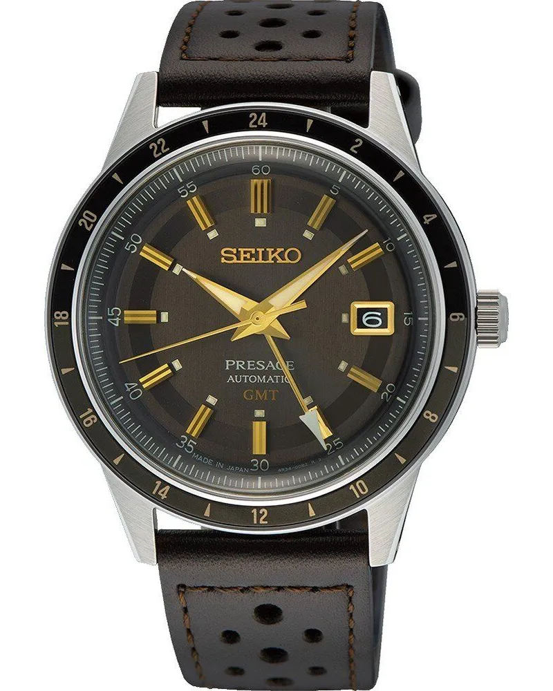 Seiko Presage Style60s Herrenuhr SSK013J1 Braun