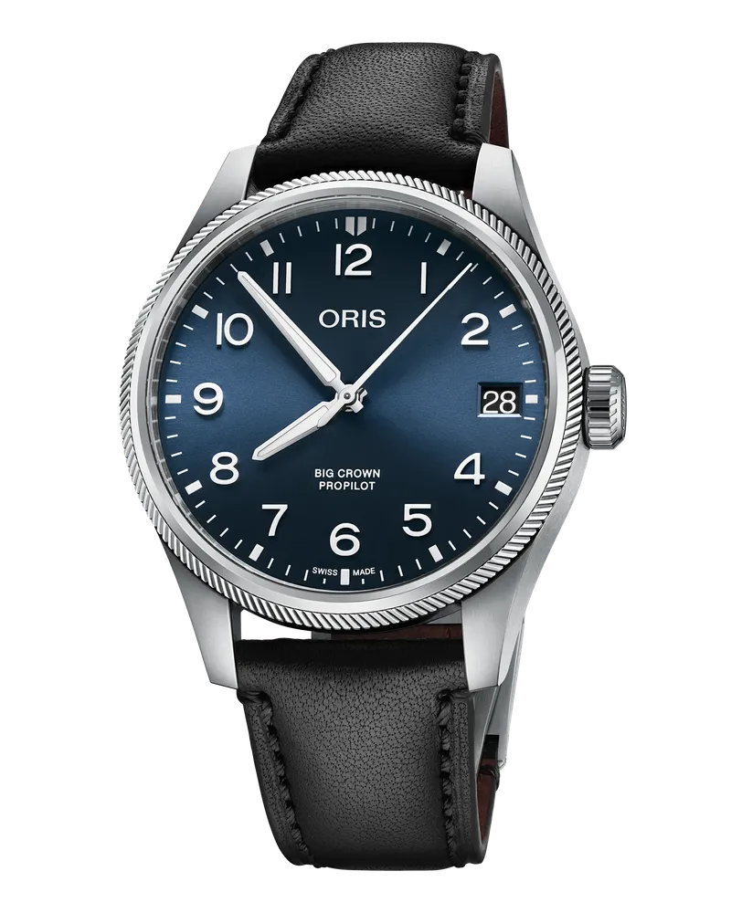 ORIS Big Crown ProPilot Big Date 41mm Lederarmband  Automatikuhr Blau Herrenuhr 01 751 7761 4065-07 6 20 08LC Blau