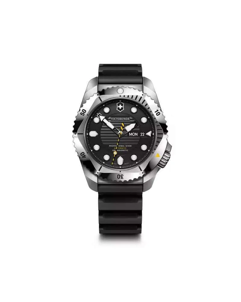 Victorinox Dive Pro Automatic Three hands Steel Herrenuhr 241994 Schwarz