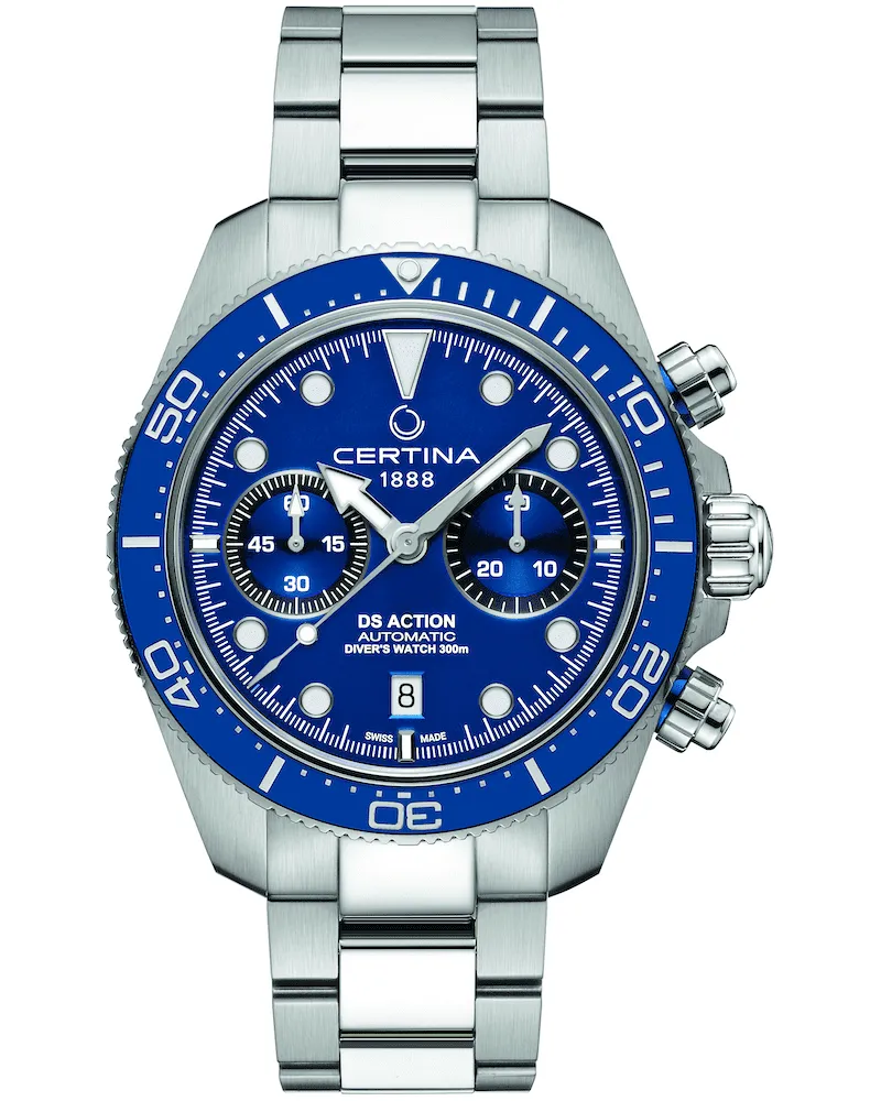 Certina DS Action Diver 44mm Herrenuhr C032.827.11.041.00 Blau