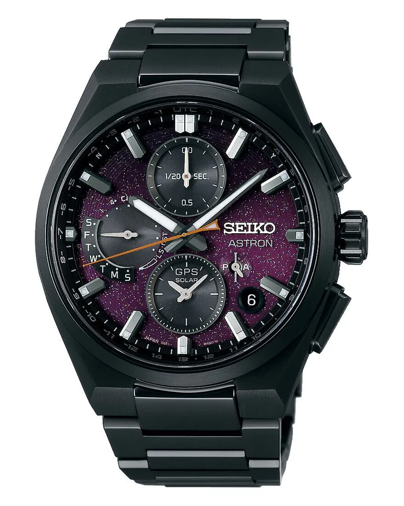 Seiko Astron GPS Solar Dual Time Limited Edition Herrenuhr SSH171J1 Blaugrün