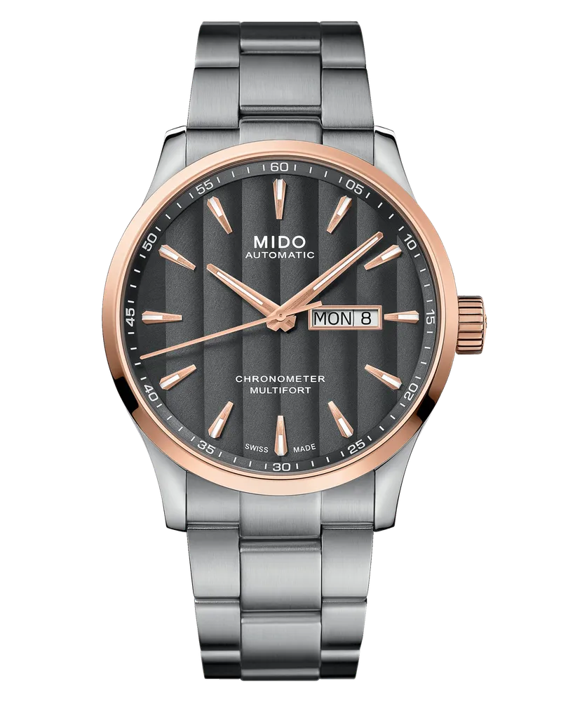 Mido Chronometer Herrenuhr M038.431.21.061.00 Grau