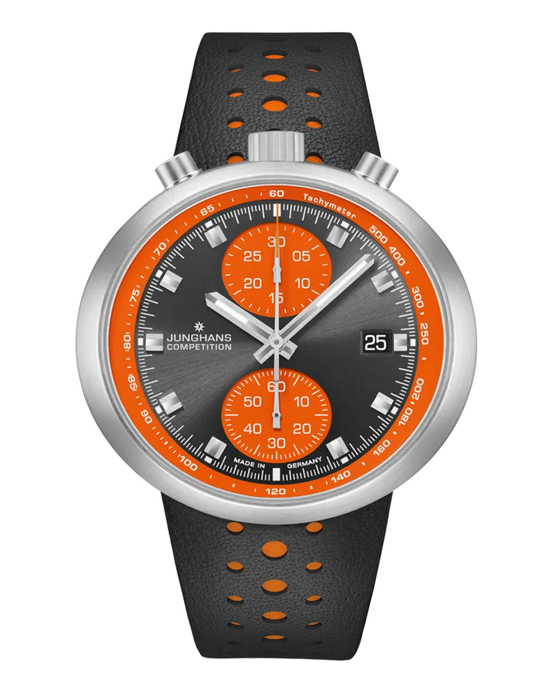 Junghans Herrenuhr 027/4203.00 1972 Competition Limited Edition Orange