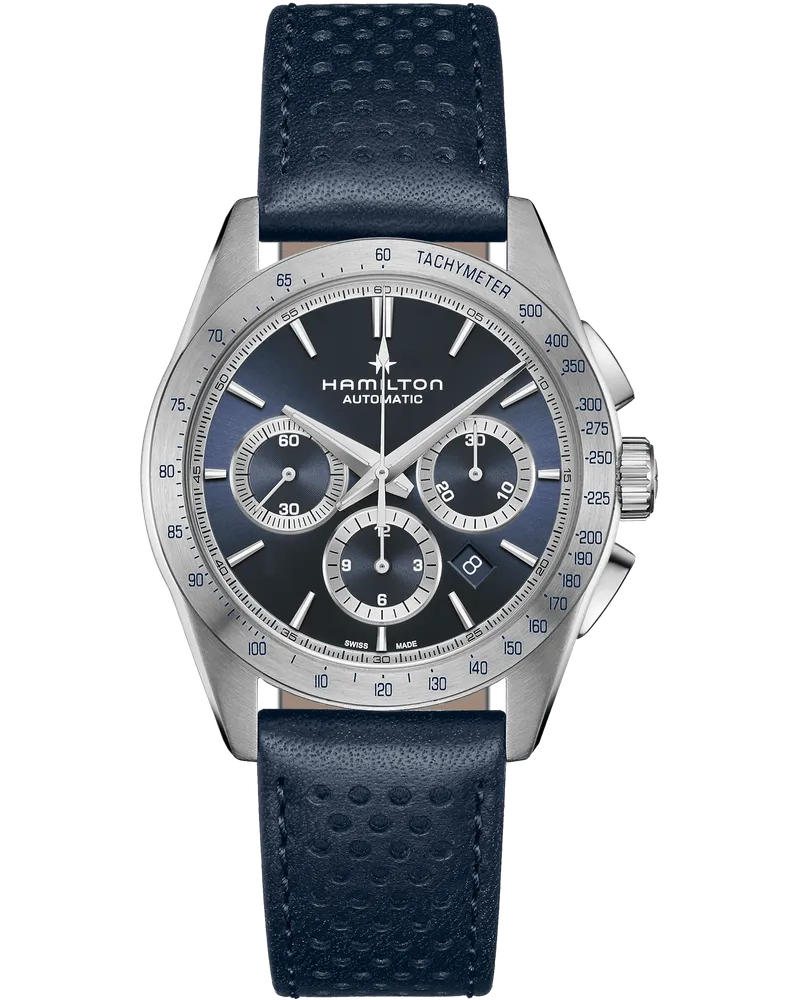 HAMILTON Jazzmaster Performer Automatik H36616640 Herrenuhr Blau