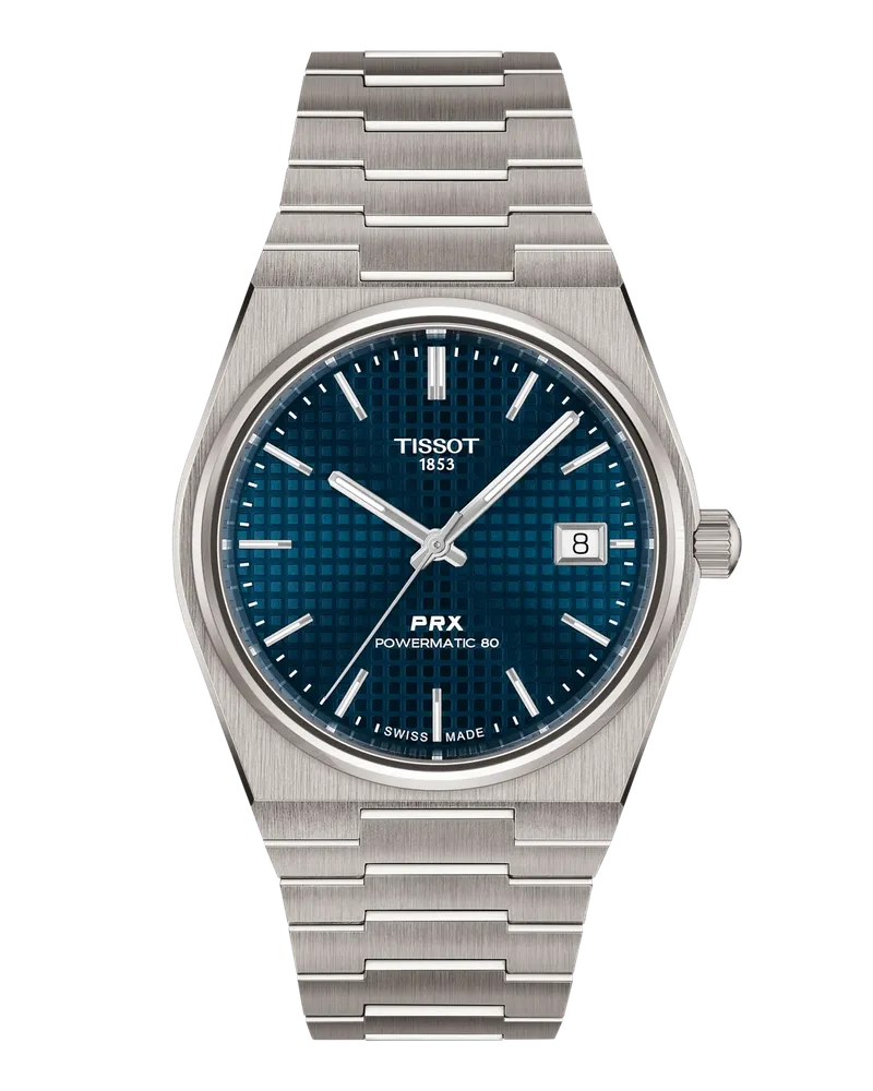 Tissot PRX 38mm Titan Automatik Herrenuhr T137.807.44.041.00 Dunkelblau