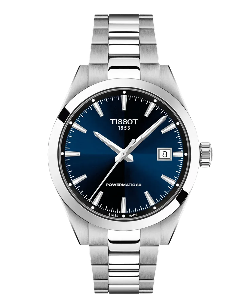 Tissot GENTLEMAN 38MM Herrenuhr T165.807.11.041.00 Blau