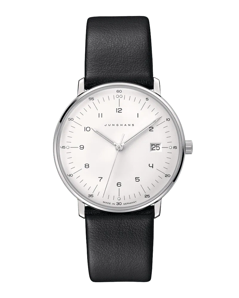 Junghans max bill Saphirglas Damenuhr 47/4450.02 Grau