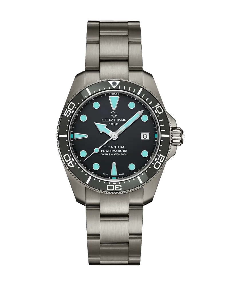 Certina DS Action Diver 38mm Titanium Automatik Grau C048.807.44.081.00 Grau