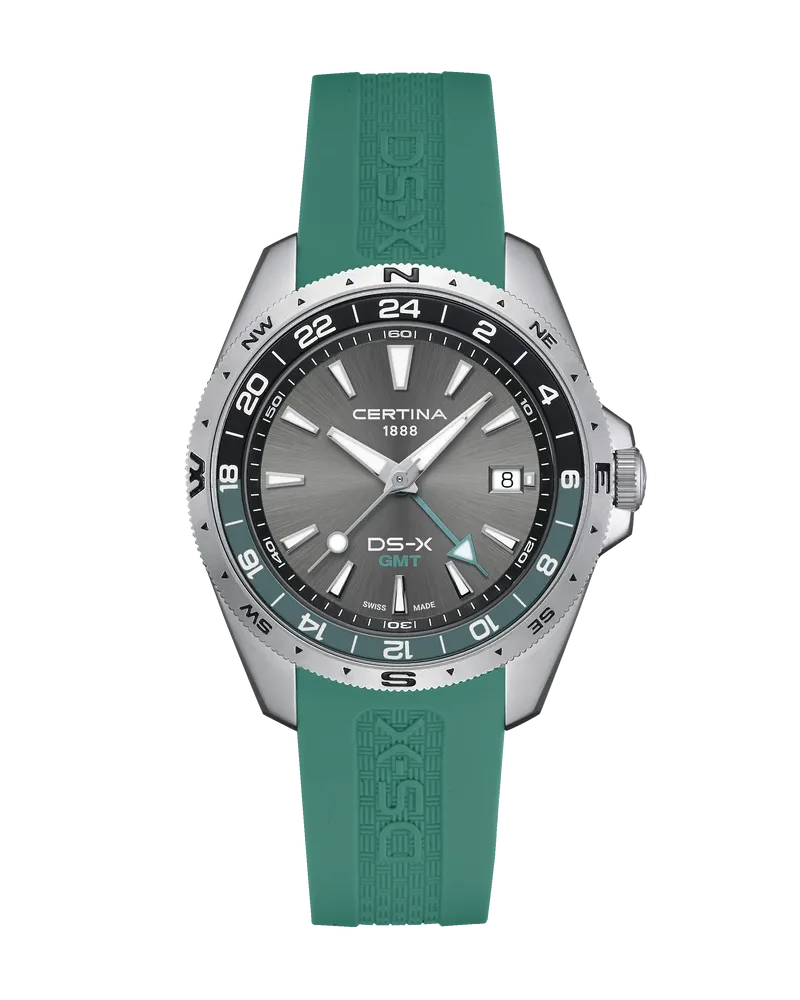 Certina DS-X GMT Quarz Herrenuhr C047.452.17.081.00 Grau