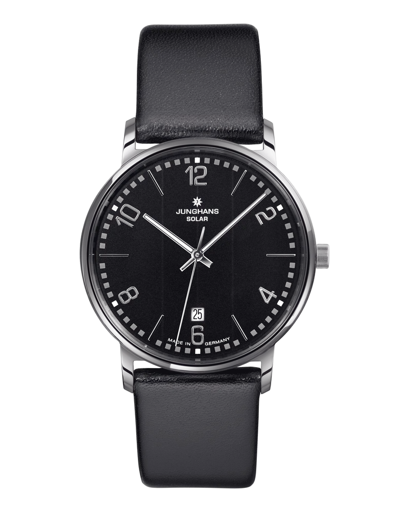 Junghans Milano Solar 014/4062.00 Herrenuhr Schwarz