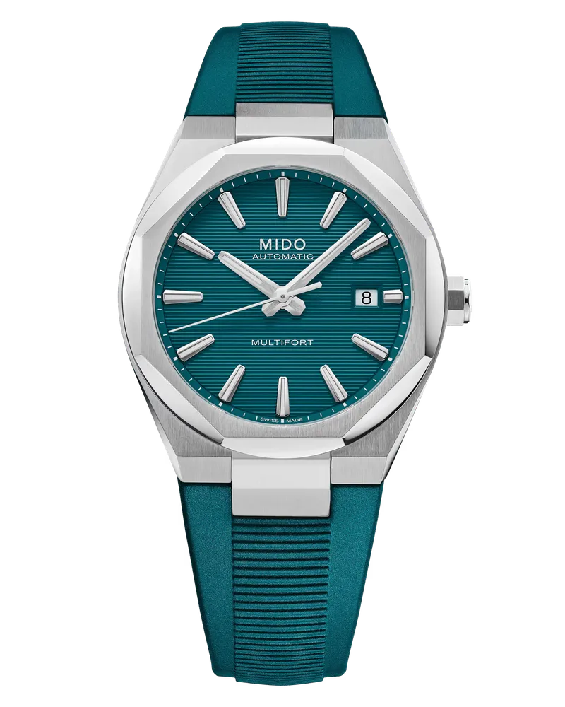 Mido Multifort 8 One Crown, Achteckige Lünette, Automatikwerk, Grün Herrenuhr M055.507.17.091.00 Grün