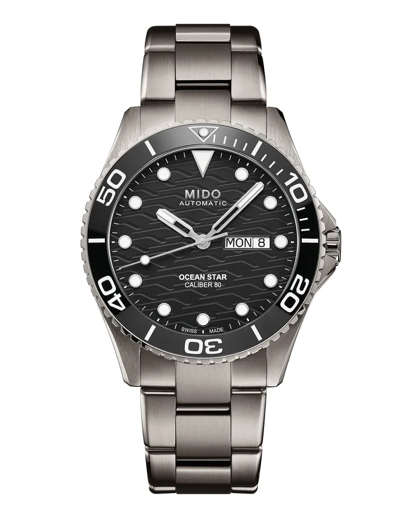 Mido Captain Ocean Star Herrenuhr M042.430.44.051.00 Grau