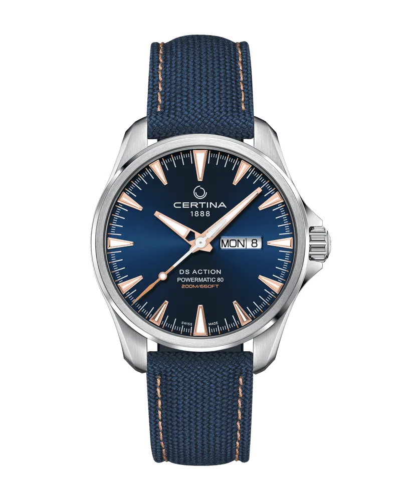 Certina DS Action Day-Date Herrenuhr C032.430.18.041.01 Blau
