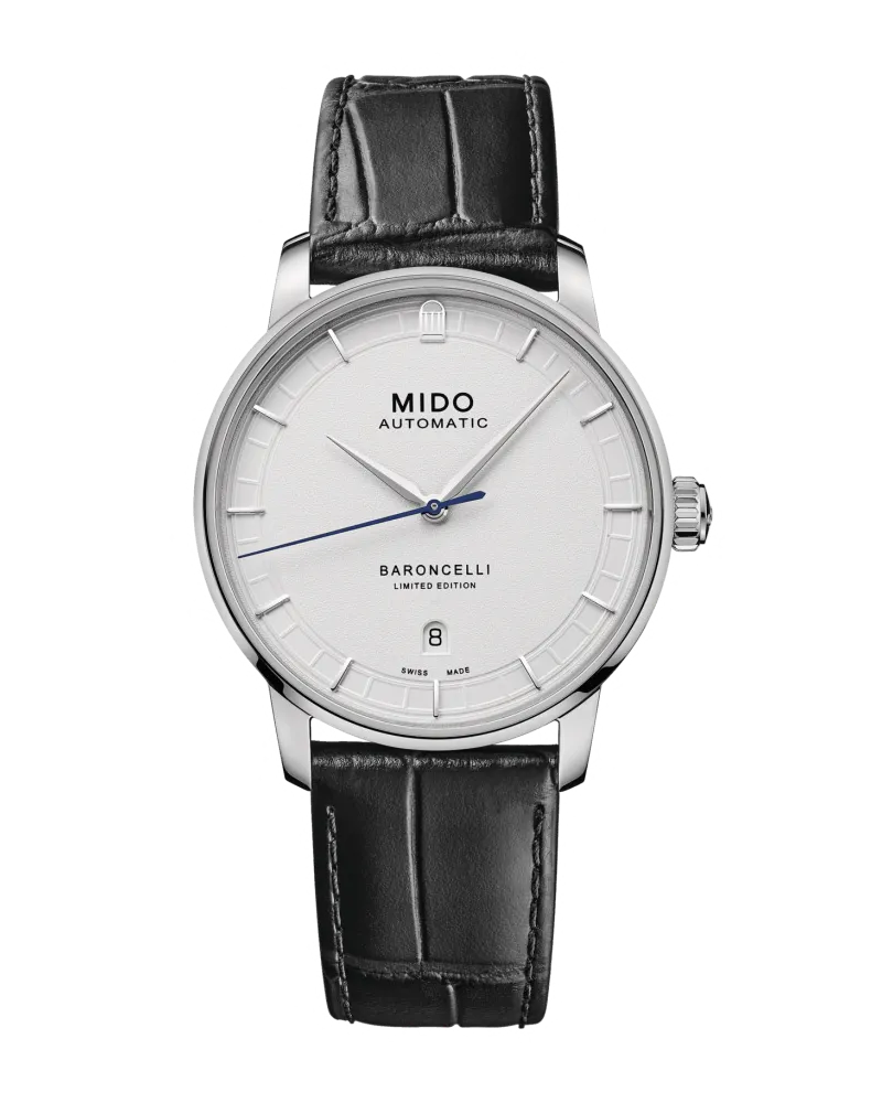 Mido Baroncelli II Herrenuhr M037.407.16.261.00 Limited Edition Silber