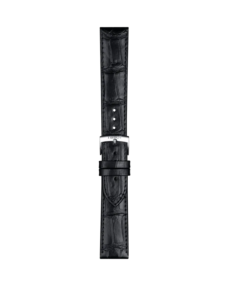 Tissot Ersatzarmband Leder schwarz 