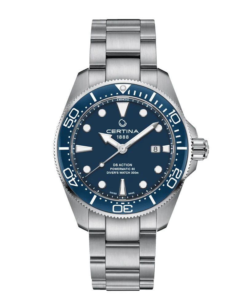 Certina DS Action Diver 43mm Herrenuhr C032.607.11.041.00 Blau